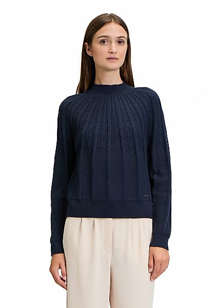 Betty&Co Strickpullover "Damen mit Stehkragen" 1 Stk. Struktur günstig online kaufen