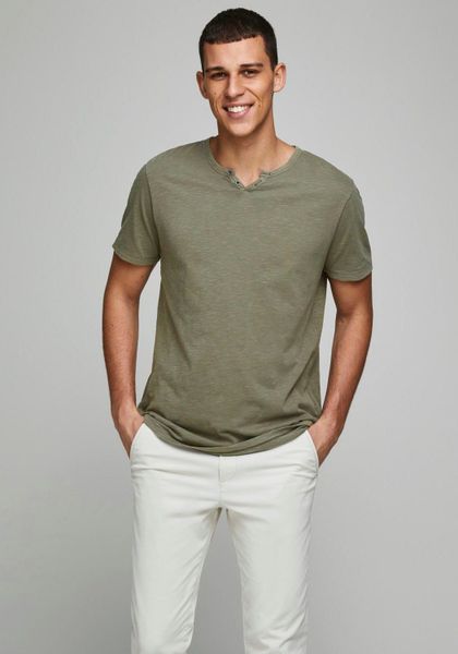 Jack & Jones T-Shirt SPLIT NECK günstig online kaufen