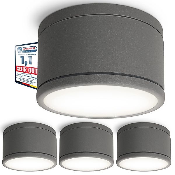 SSC-LUXon LED Außen-Deckenleuchte CELI-WX Aufbauleuchte flach günstig online kaufen