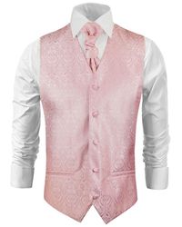 Paul Malone Anzugweste Herren Hochzeitsweste mit günstig online kaufen