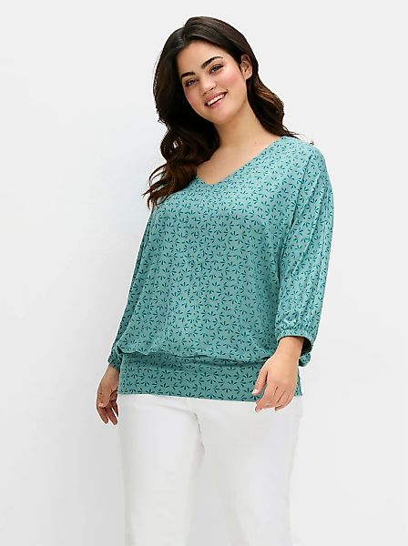 Sheego 3/4-Arm-Shirt "3/4-Arm-Shirt", (1 tlg.) günstig online kaufen