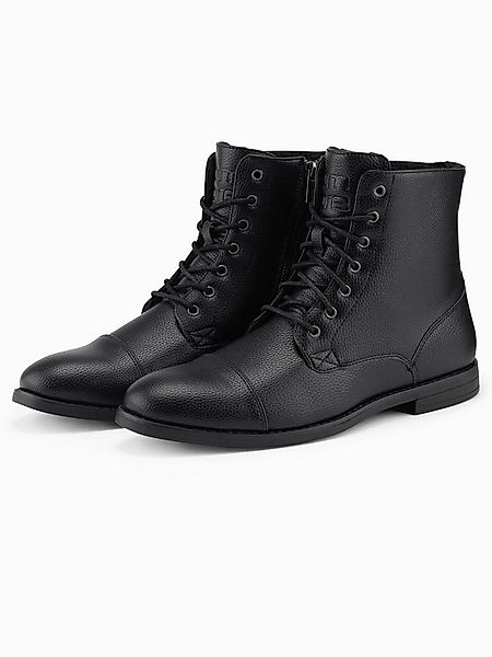 OMBRE Herren Schnürstiefel aus Ökoleder Schnürstiefel günstig online kaufen