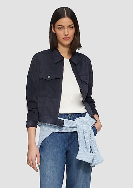 s.Oliver Funktionsjacke Kurze Feincordjacke mit aufgesetzten günstig online kaufen
