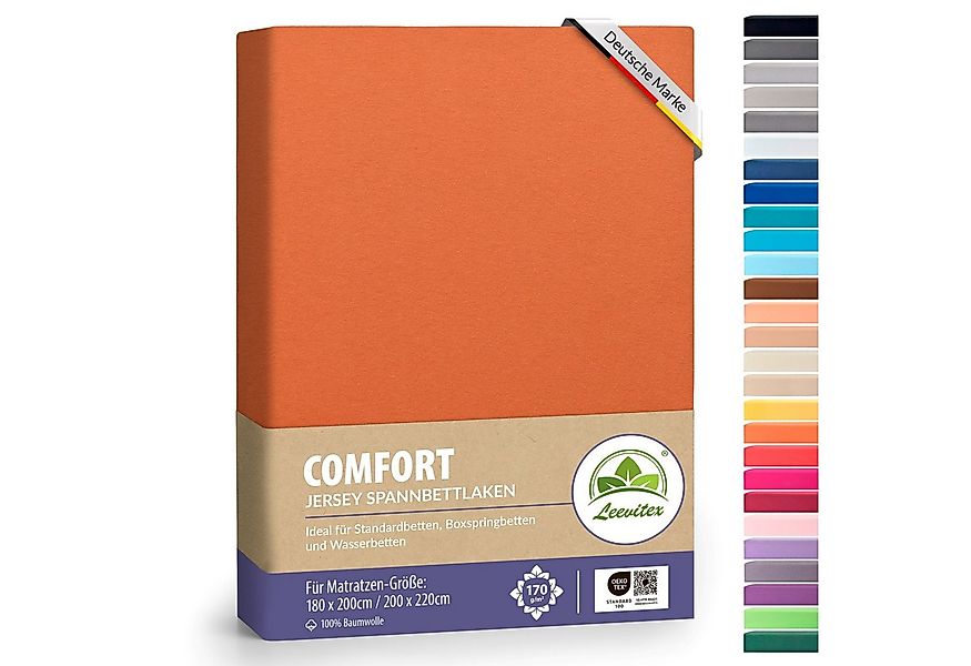 leevitex® Spannbettlaken Spannbettlaken Boxspringbett & Wasserbett Spannbet günstig online kaufen