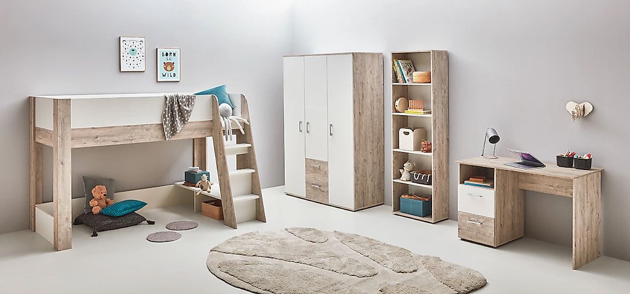 OTTO home Jugendzimmer-Set "Set "Rieke", viel Stauraum" Spar-Set, Kleidersc günstig online kaufen