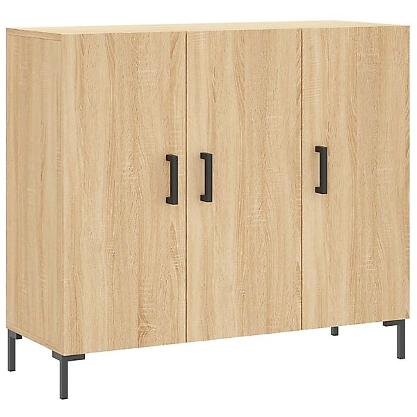 vidaXL Sideboard Sonoma-Eiche 90x34x80 cm Holzwerkstoff 828111 günstig online kaufen