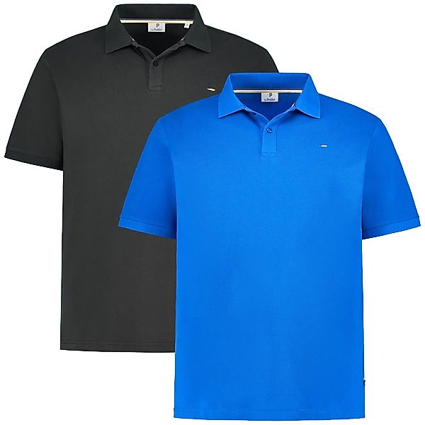Pfundskerl Doppelpack Poloshirt aus Baumwolle Farbe schwarz/royalblau Größe günstig online kaufen