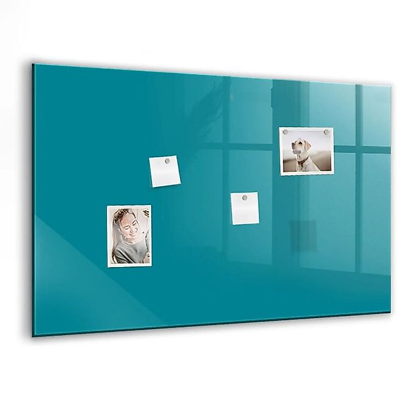 Tulup Glas Magnettafel Meeresfarbe 90x60 cm Magnettafel Zum Beschriften Sch günstig online kaufen