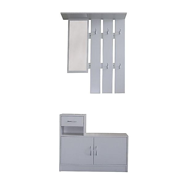 HTI-Living Garderobe Garderobenpaneel mit Schuhschrank Thekla günstig online kaufen