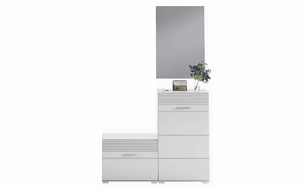 Garderoben-Set  Linus ¦ weiß ¦ Maße (cm): B: 115 H: 190 T: 37.0 Garderoben günstig online kaufen
