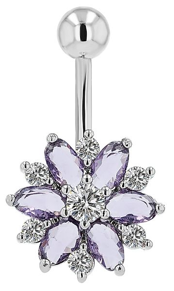 AKZENT Bauchnabelpiercing Nox Edelstahl silber günstig online kaufen