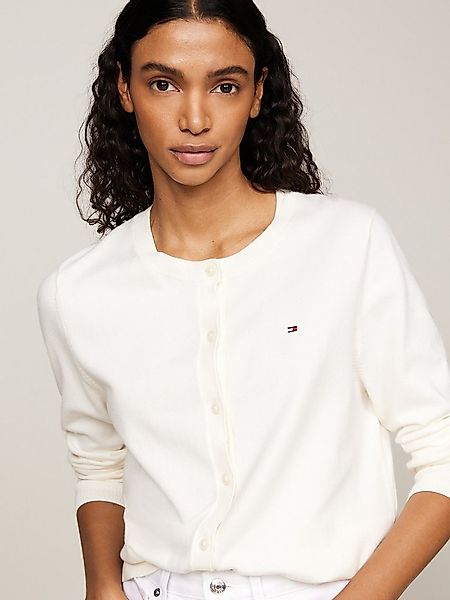 Tommy Hilfiger Cardigan CO JERSEY STITCH CARDIGAN Baumwollmischung, regular günstig online kaufen