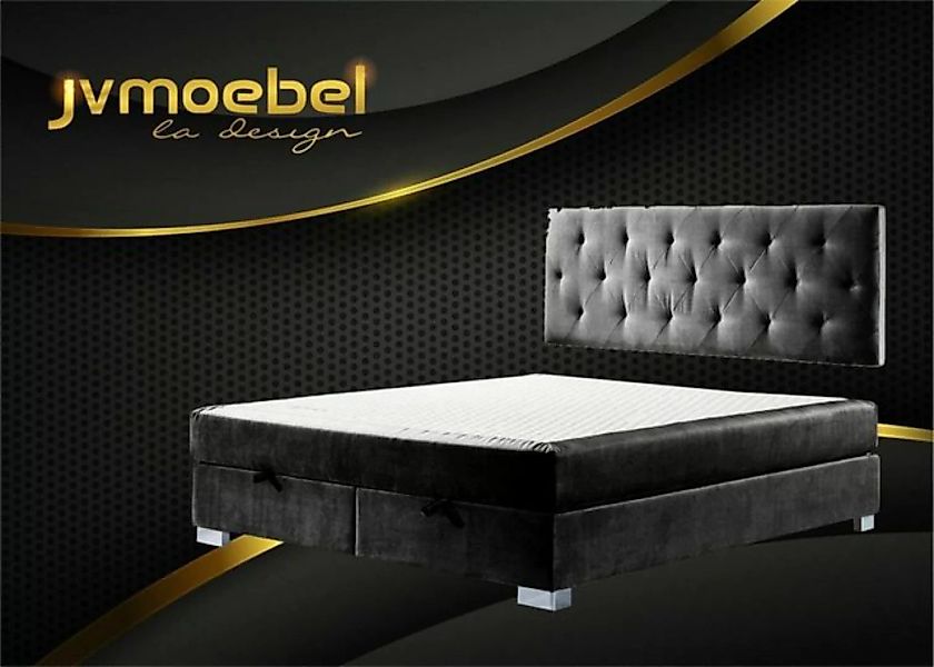 JVmoebel Bett, Luxus Boxspring Bett Betten Doppel Schlafzimmer Möbel Stoff günstig online kaufen