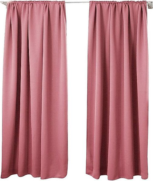 Woltu Gardine (2 St), Kräuselband für Schiene, Thermo-/Verdunklungsvorhang günstig online kaufen