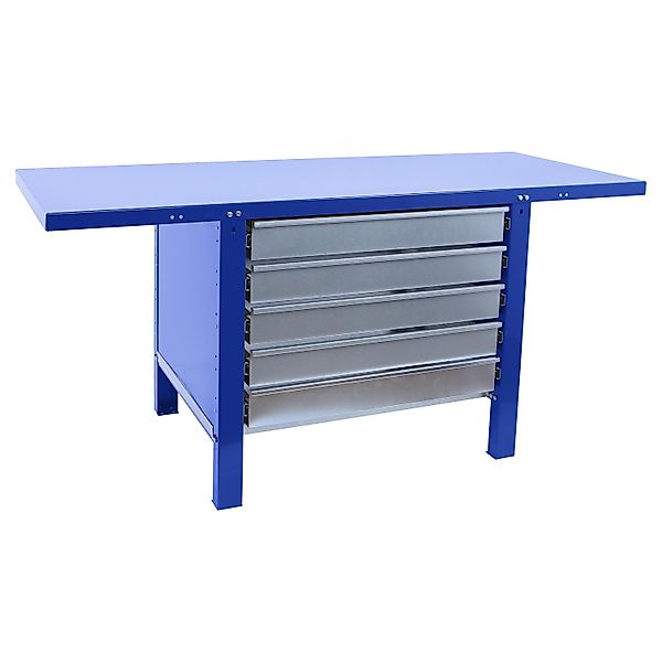 PROREGAL Werkbank BUFFALO METAL Mit 5x Schublade HxBxT 83x150x73cm Traglast günstig online kaufen