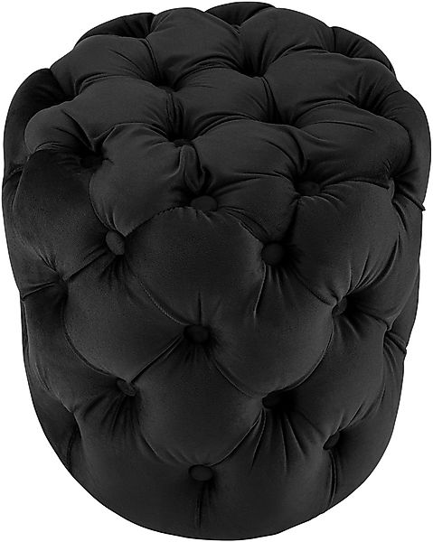 CLP Sitzhocker Drancy Samt, gepolstert mit günstig online kaufen