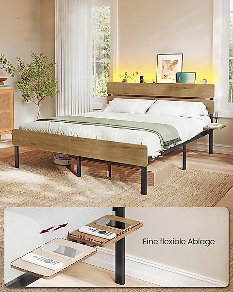 VASAGLE Bettgestell (160 x 200 cm, günstig online kaufen