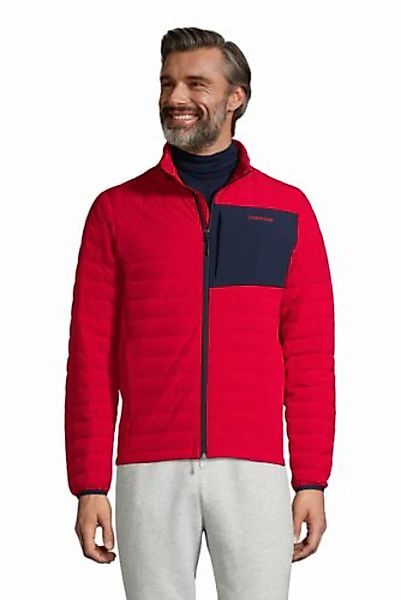 Ultraleichte verstaubare 800er Daunen-Jacke, Herren, Größe: M Normal, Rot, günstig online kaufen