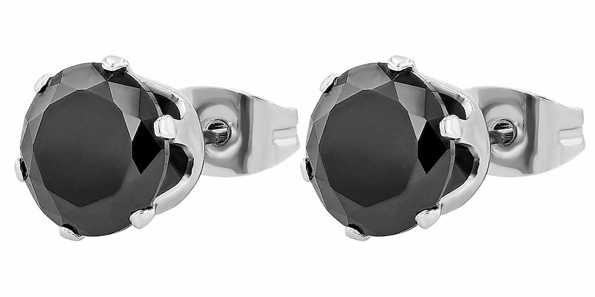 Adelia´s Paar Ohrhänger "Damen Ohrringe – Ohrstecker aus Edelstahl mit Zirk günstig online kaufen