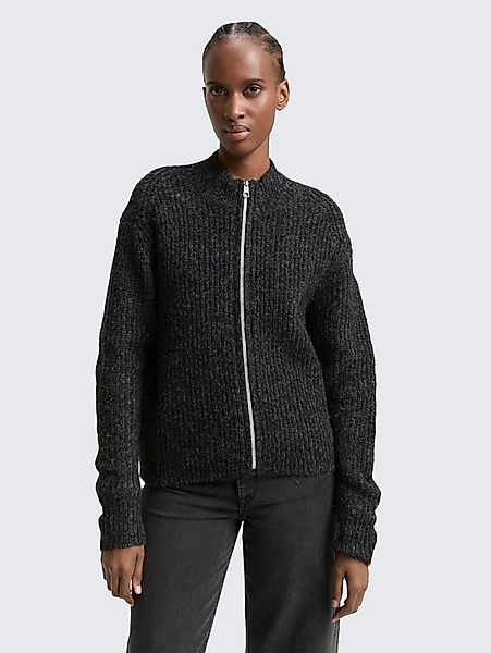 TOM TAILOR Denim Cardigan Pullover & Strickjacken Cardigan mit Reißverschlu günstig online kaufen