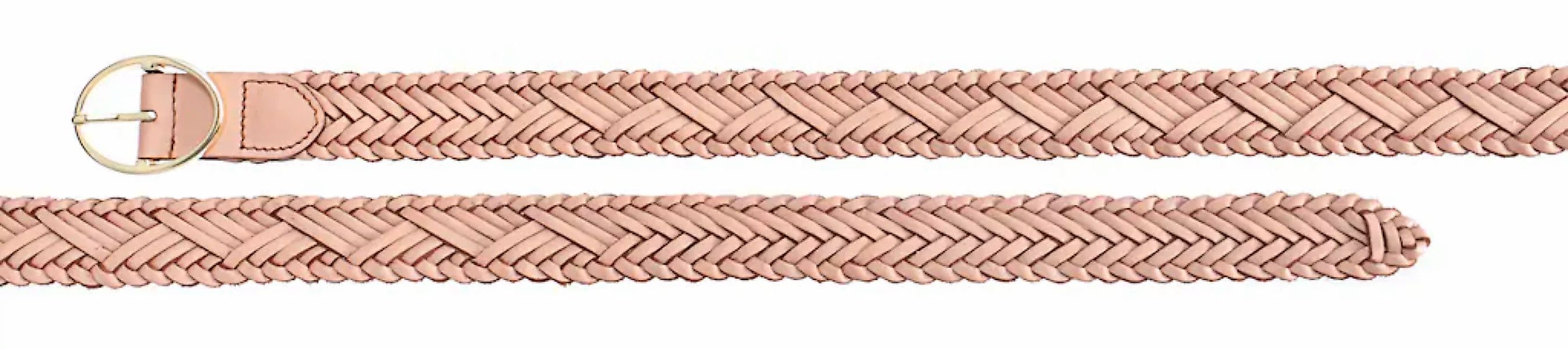 LASCANA Ledergürtel Hüftgürtel Flechtgürtel, Hosengürtel, Gürtel günstig online kaufen