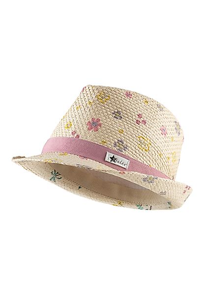 Sterntaler® Schirmmütze Strohhut Blumen (1-St) günstig online kaufen