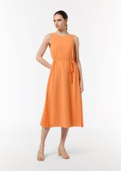 comma Midikleid Kleid Ärmelloses Midikleid aus günstig online kaufen