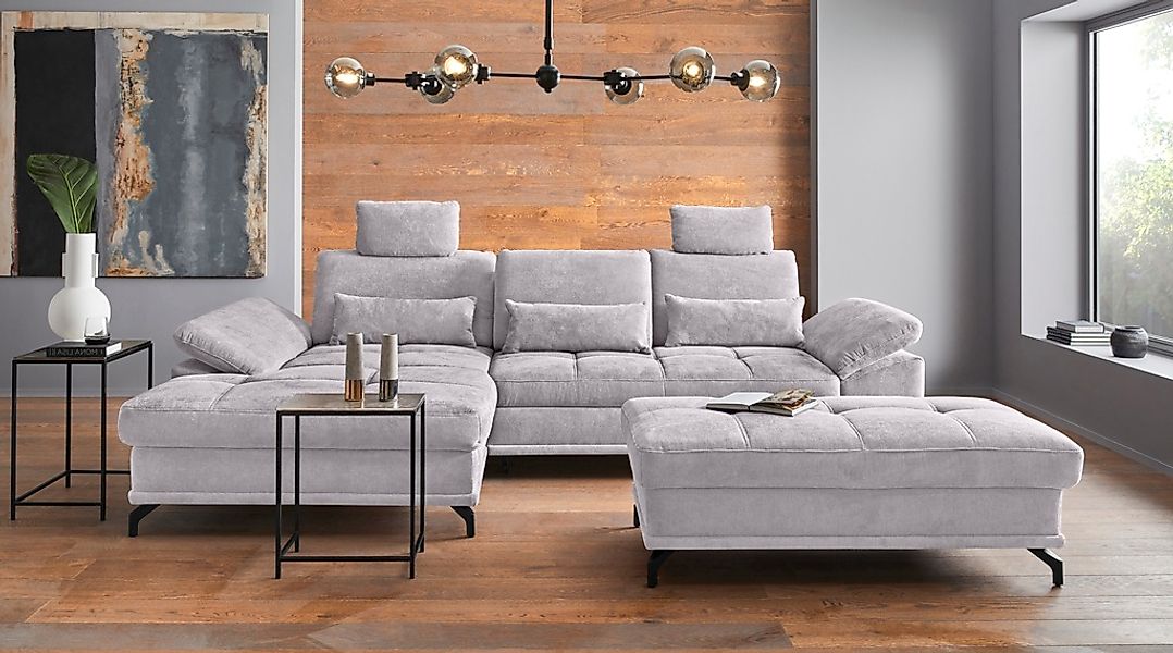 OTTO home Ecksofa "Costello L-Form, B: 301 cm mit Sitztiefen-, Armteilverst günstig online kaufen