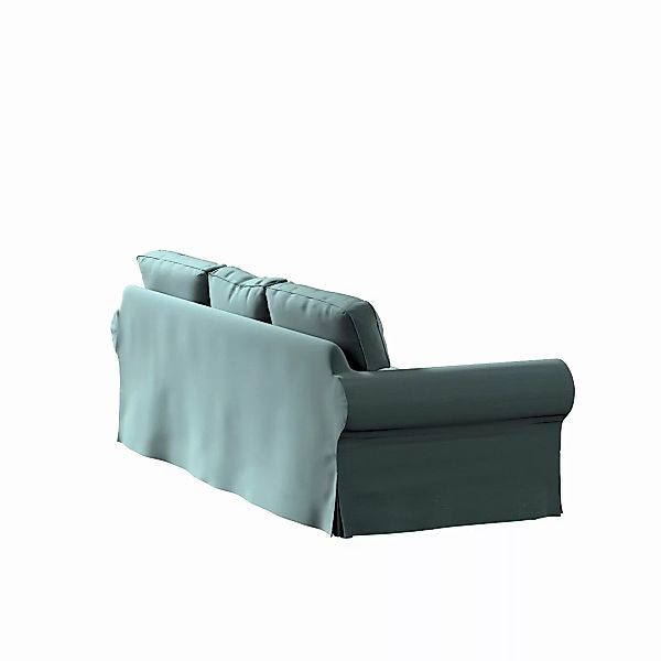 Bezug für Ektorp 3-Sitzer Schlafsofa, ALTES Modell, smaragdgrün, Sofahusse günstig online kaufen