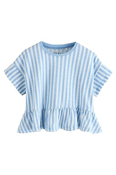 Next Schößchenshirt Kurzarmshirt mit Schößchen aus günstig online kaufen