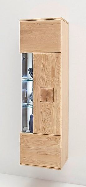 MCA furniture Vitrine Hängevitrine Bologna, Eiche Bianco, LED Beleuchtung günstig online kaufen