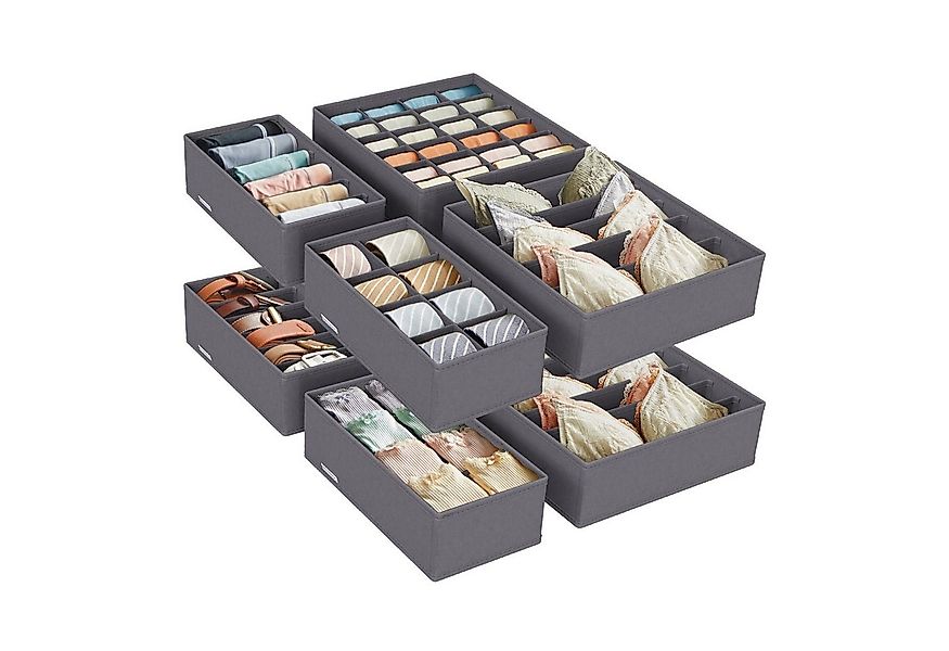 SONGMICS Aufbewahrungsbox Schubladen-Organizer (8 St), Kleiderschrank Organ günstig online kaufen