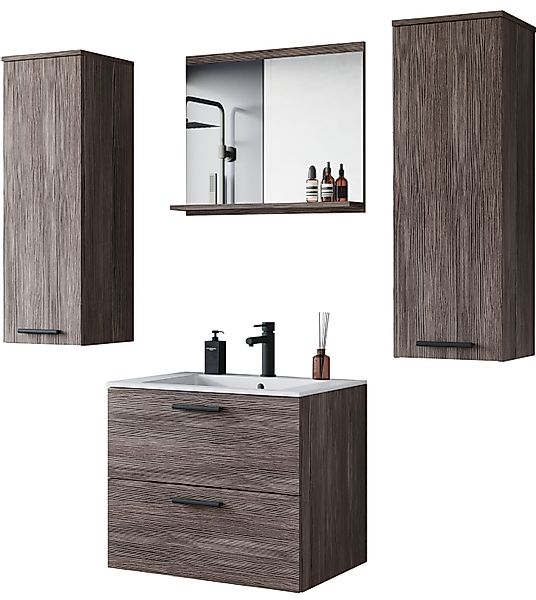 welltime Badmöbel-Set PILA, (Set, 4-St), Badmöbel günstig online kaufen