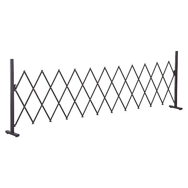 Outsunny Zaun Scherensperre ausziehbar, (Absperrgitter, 1-St., günstig online kaufen