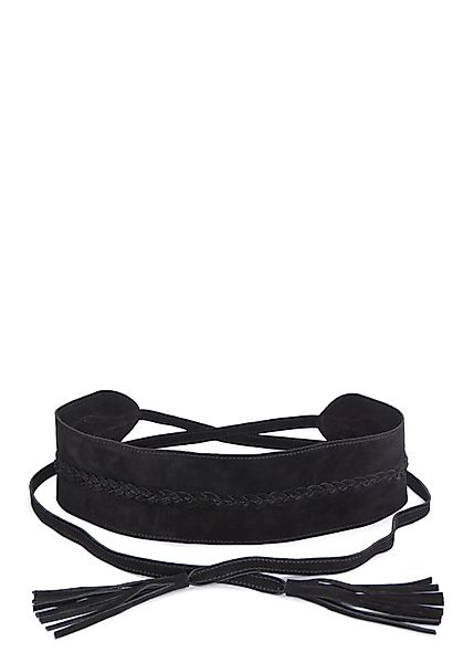 LASCANA Taillengürtel Ledergürtel Veloursledergürtel, Bindegürtel, Shapinge günstig online kaufen