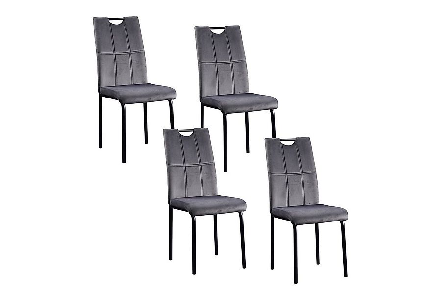 HTI-Living Esszimmerstuhl Stuhl Denton Velvet 4er-Set (Set, 4 St), Esszimme günstig online kaufen