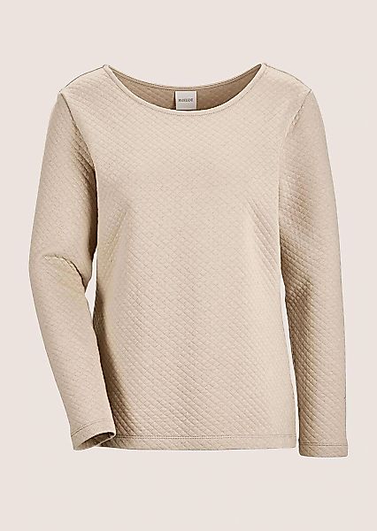 MADELEINE Langarmshirt "Sweatshirt Sweatshirt mit Struktur" günstig online kaufen