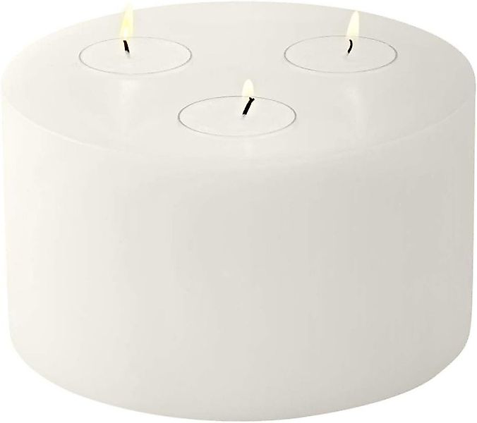 EDZARD Stumpenkerze Cornelius Ø 16 cm, (H 9 cm) Stumpenkerzen-Optik, Dauerk günstig online kaufen