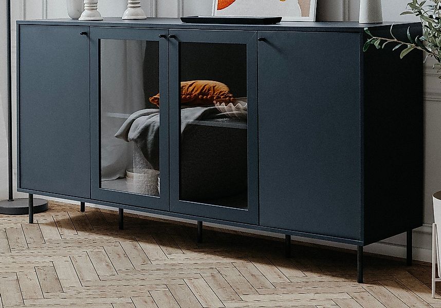 Furn.Design Sideboard Barina (Anrichte in dunklem günstig online kaufen