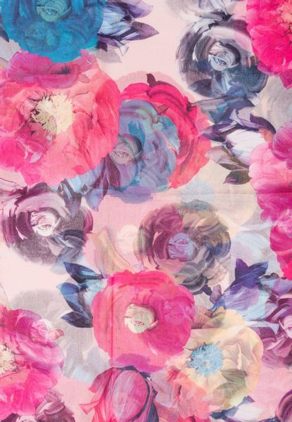 styleBREAKER Loop Loop mit Blumen Muster, günstig online kaufen