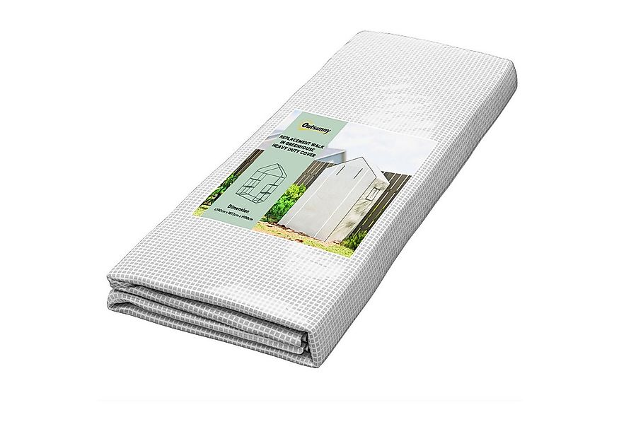 furnicato Foliengewächshaus Ersatzfolie Gewächshaus mit UV-Schutz, Rolltür, günstig online kaufen