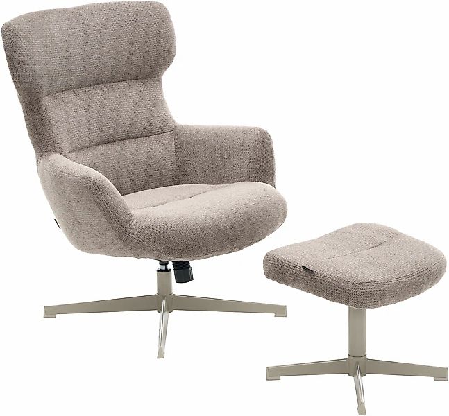Home affaire Sessel »Clarah Relaxsessel, TV-Sessel mit Hocker« 360° Grad dr günstig online kaufen