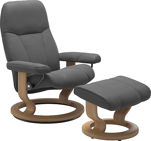 Stressless Relaxsessel "Consul" Set, Relaxsessel mit Hocker, mit Hocker, mi günstig online kaufen