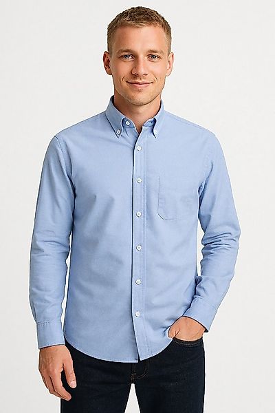 Jack & Jones Langarmhemd JJOXFORD DETAIL SHIRT LS 2 PACK MP (Packung, 2-tlg günstig online kaufen