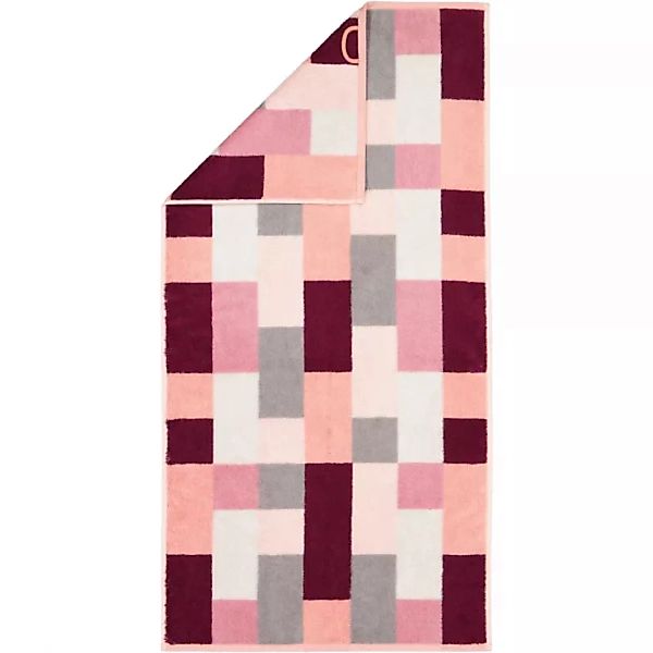 Cawö Handtücher Shades Karo 6236 - Farbe: beere - 22 - Handtuch 50x100 cm günstig online kaufen