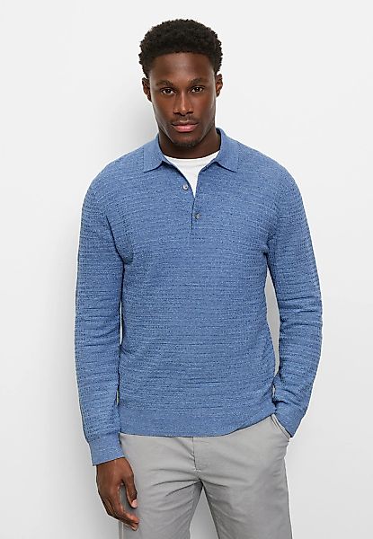 OLYMP Langarm-Poloshirt "OLYMP Casual Strick" günstig online kaufen