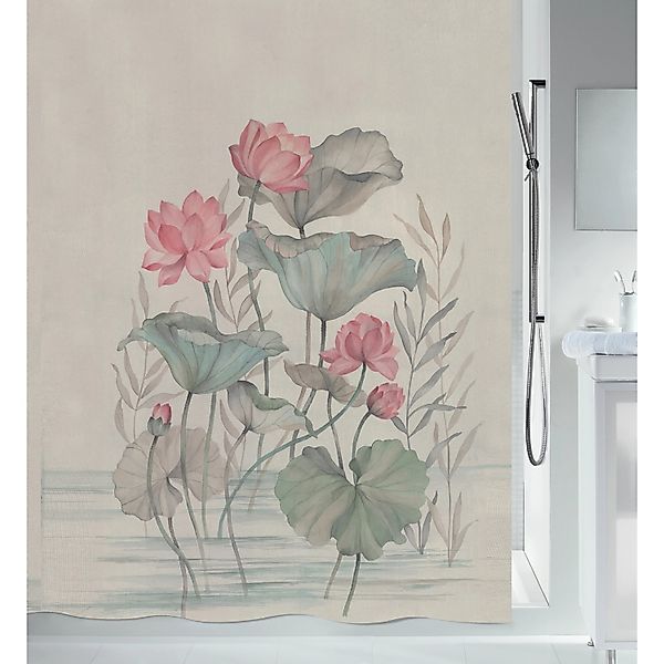 Spirella Duschvorhang Jaya 180 cm x 200 cm Mehrfarbig günstig online kaufen