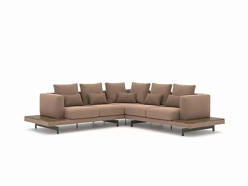 JVmoebel Ecksofa Wohnzimmer Ecksofa Neu Textil Sofa L-Form Luxus Möbel, 3 T günstig online kaufen
