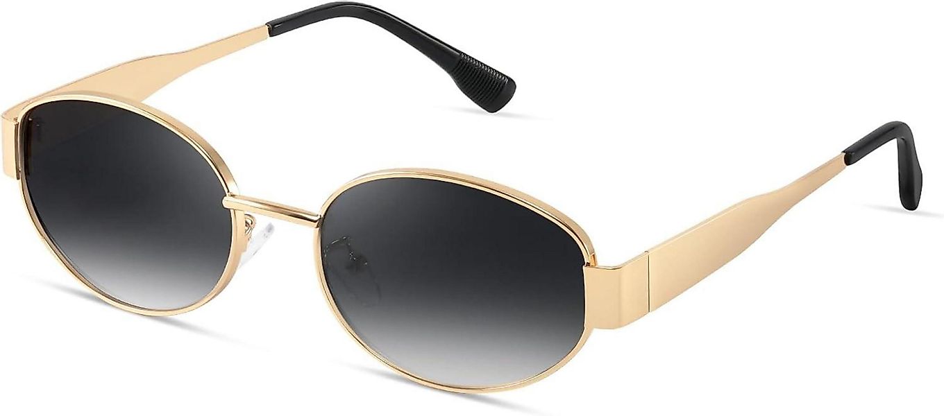 LuxusKollektion Retrosonnenbrille Sonnenbrille Damen Polarisiert Gold günstig online kaufen