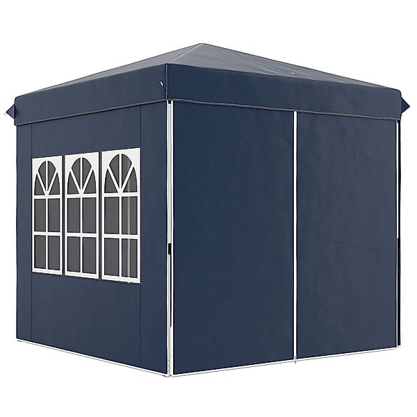 Outsunny Pavillon 2,5x2,5m, wasserabweisend Stabil Winterfest Pop-up Faltpa günstig online kaufen